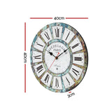 40cm Rustic Wall Clock – Vintage Style Home & Office Timepiece