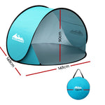 Weisshorn Pop Up Beach Tent Camping Portable Sun Shade Shelter FishingThe Yak Merchant